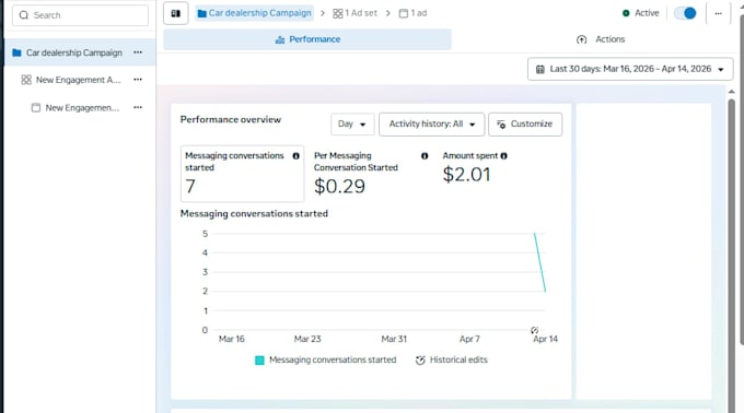 run  facebook and instagram ads for sales