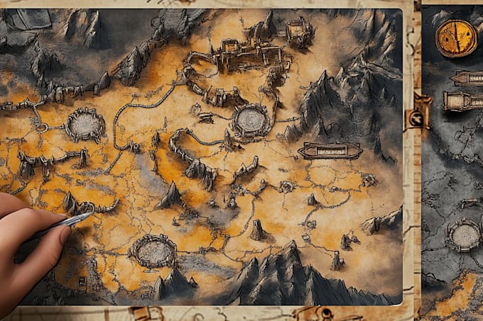 do map design for custom events, festivals, and vector