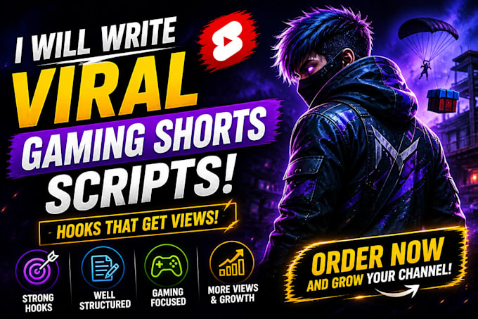write viral gaming shorts scripts that boost views