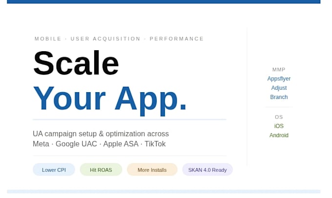 set up and optimize your mobile ua campaigns