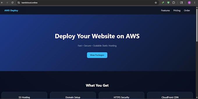 deploy your static website on AWS s3 with domain and SSL