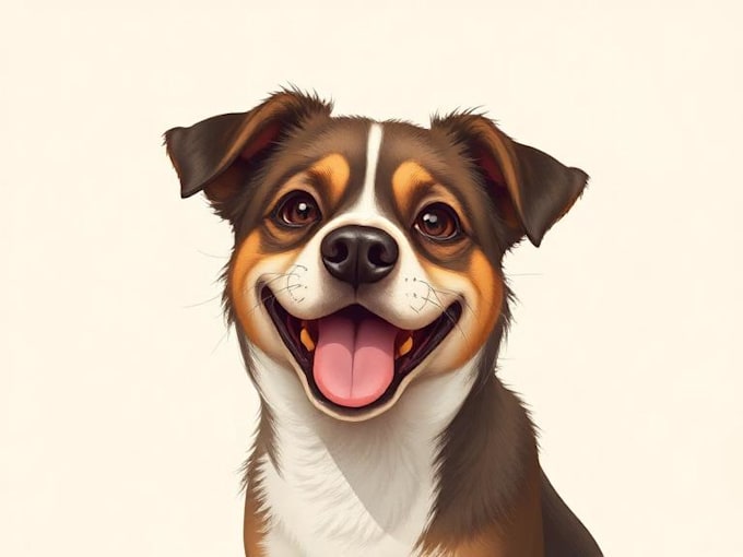 make custom pet portrait, dog portrait, cat portrait art