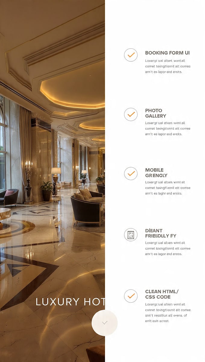 design a modern hotel website with booking system in HTML CSS
