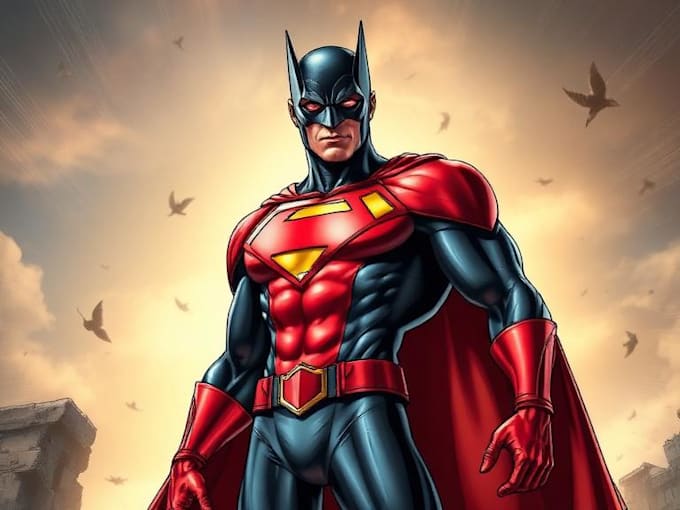 superhero character for comics