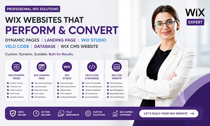 wix dynamic pages wix landing page wix studio velo code database wix cms website