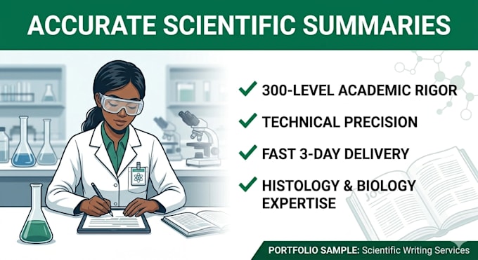 provide high quality technical biological summary