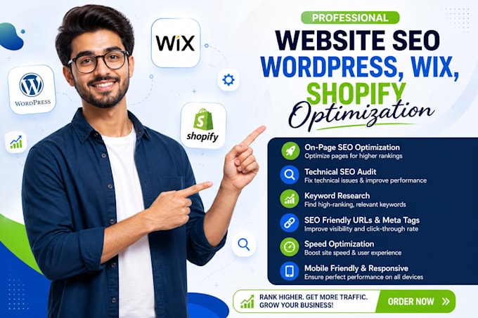 do best website SEO, wordpress, wix, shopify optimization expert
