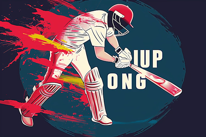 design a modern and outstanding cricket logo