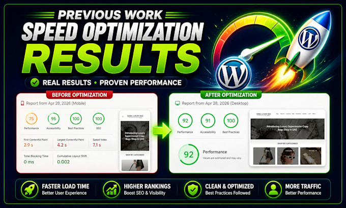 speed optimize wordpress site for google pagespeed score