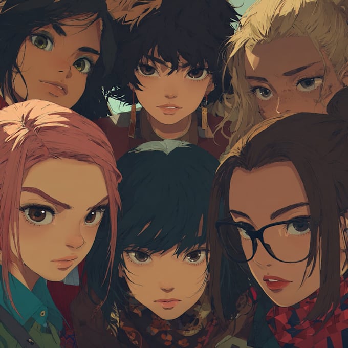 do anime character art