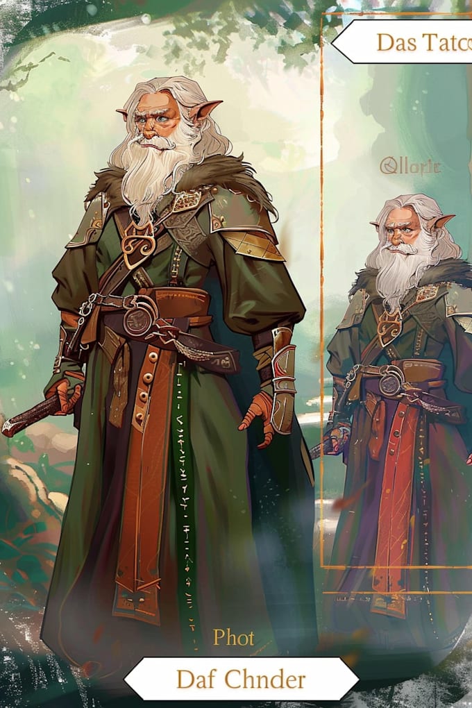 model dynamic dnd fantasy oc artwork featuring a dragon slaying hero