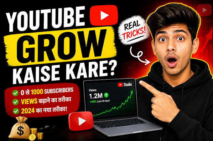 create  high quality viral youtube thumbnails