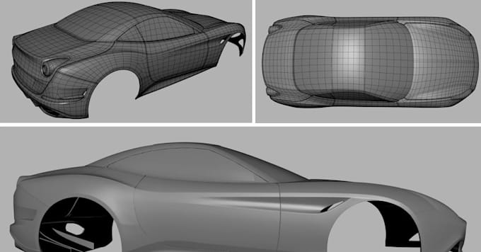 Mechanical car part interior and exterior part in solid work fusion360 ...