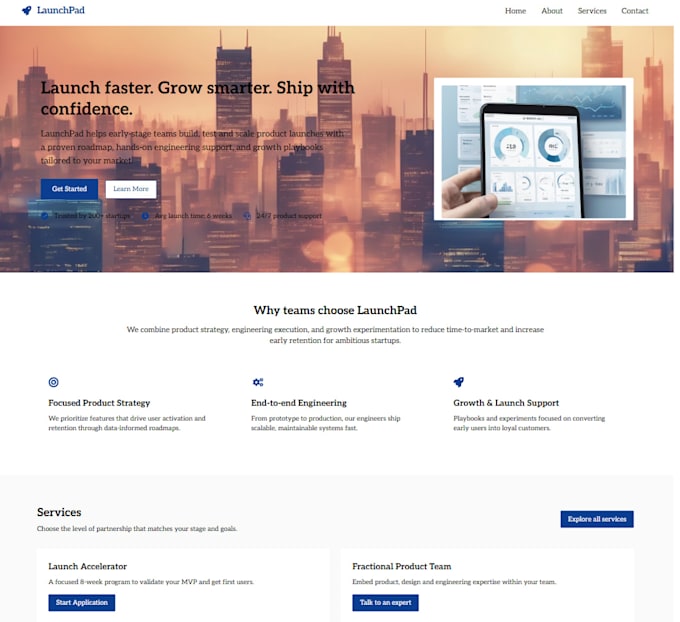 design your high performance website hosted on vercel