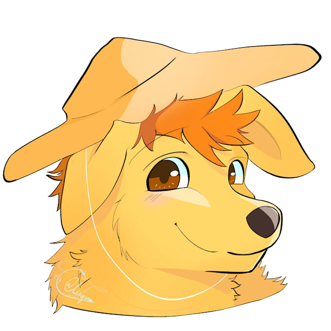 drawing furry or feral headshots, full rendered 20usd