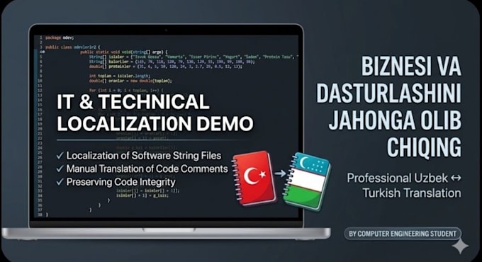 translate turkish to uzbek  professionally