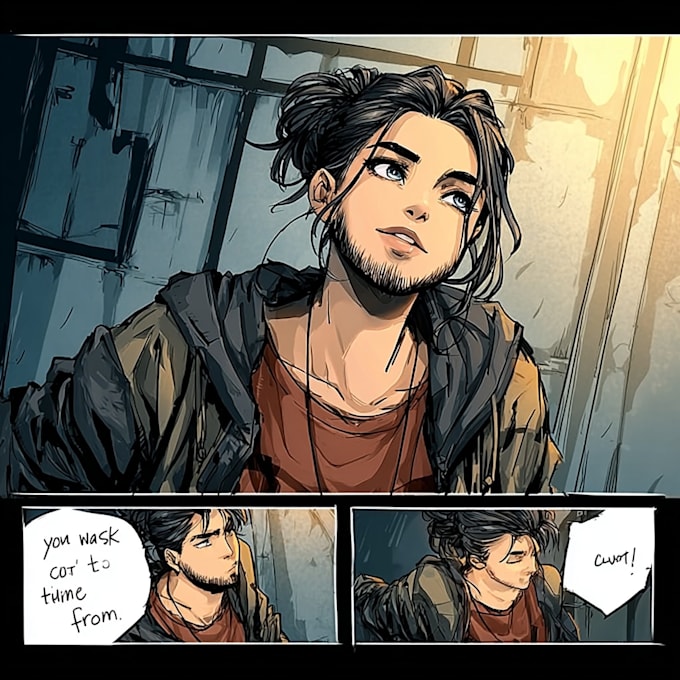 do comics book pages, storyboards, illustrations