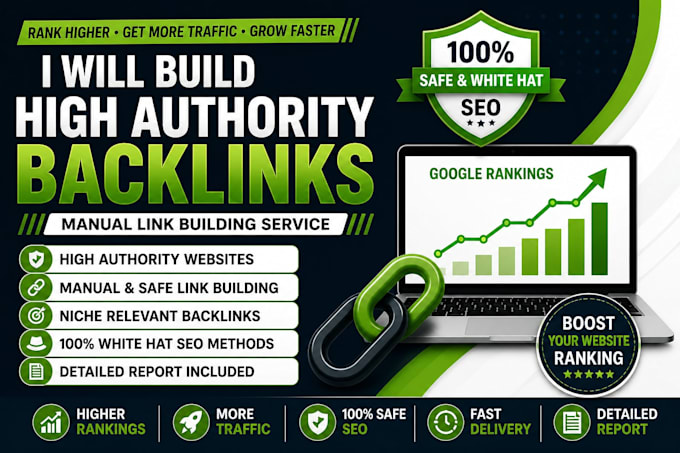 build high authority backlinks for SEO ranking
