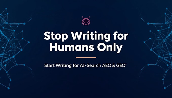 write SEO content optimized for google sge and ai search