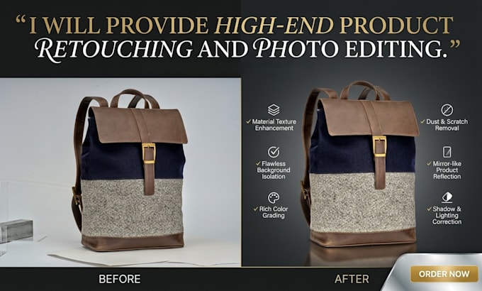 provide highend product retouching and photo editing