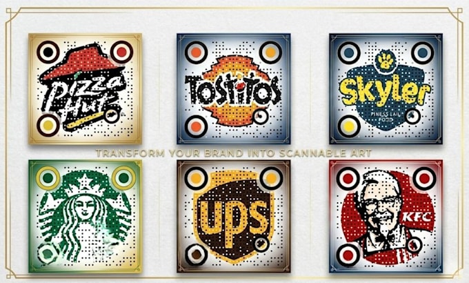 create a custom qr code design with logo in 1 hour
