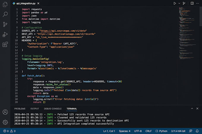 build custom API integrations and workflow automation with python