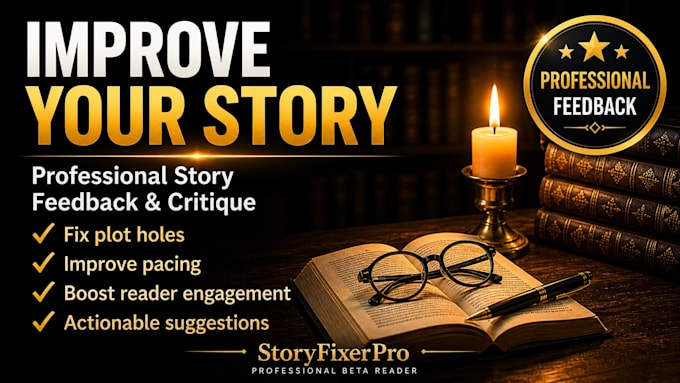 professional beta reading and story feedback