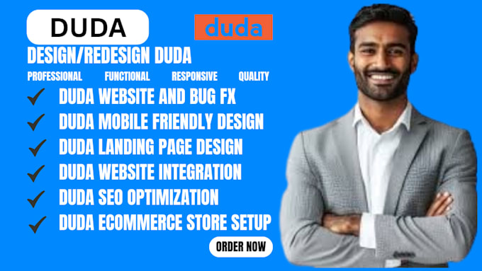design, redesign, edit duda websites, duda bug fix , maintainance, landing pages
