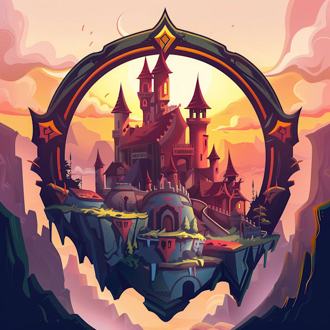 create a fantasy logo