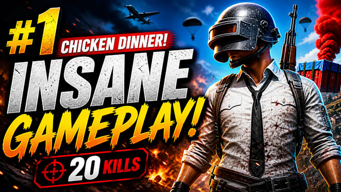 design viral gaming youtube thumbnail