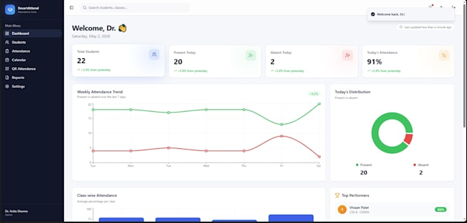 build a smart attendance management