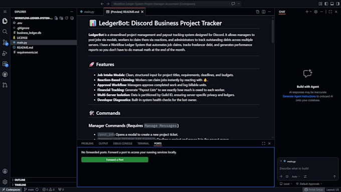 develop a custom website or discord bot