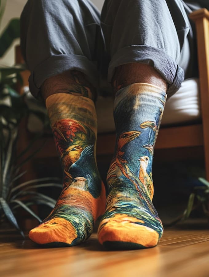 unique socks design and custom socks design