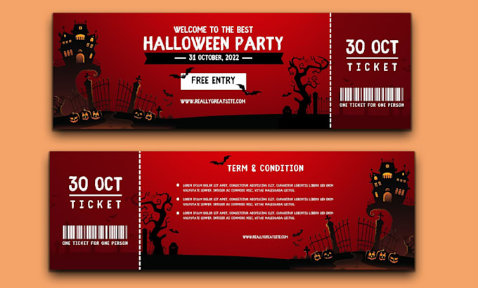 design custom event tickets and invitation cards