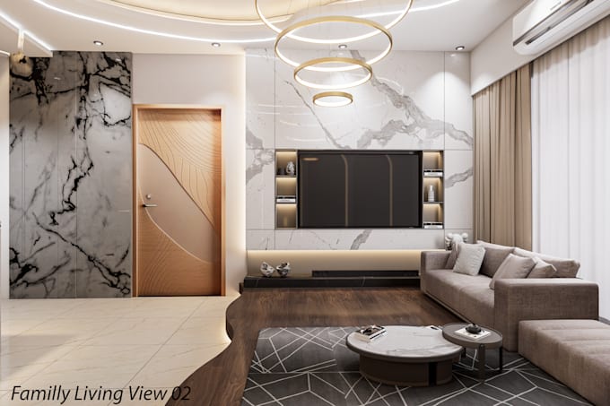 do 3d modelling, interior design and realistic 3d rendering using vray,d5