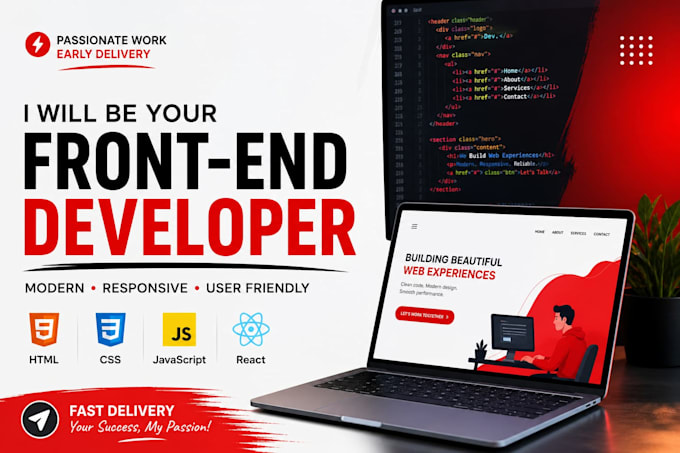 build an front end website ui