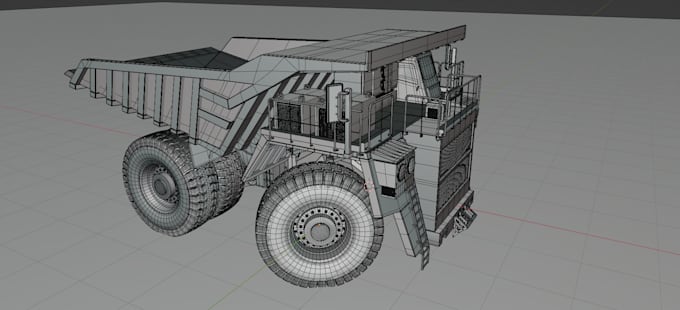 model mining dump truck