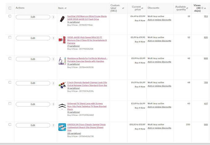 create high converting ebay listings with SEO optimization