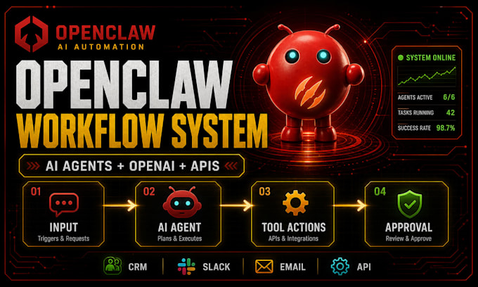 build openclaw ai agent automation and openai workflow systems
