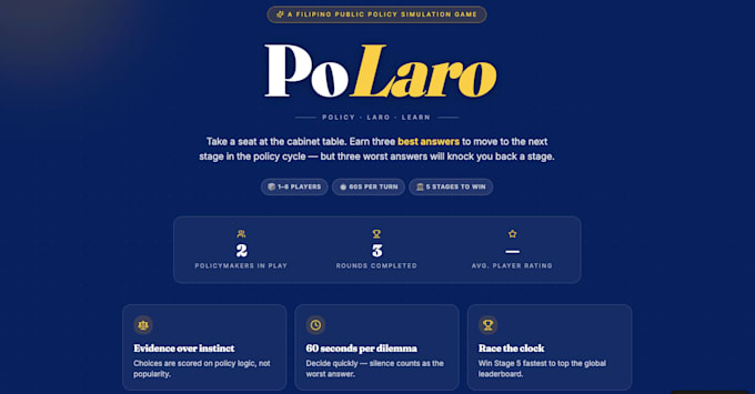 develop your dashboard or website