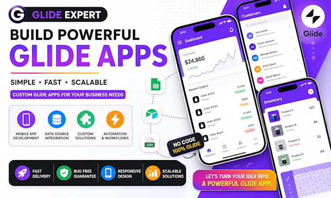 build glide app glide apps glide mobile app glide web app glide no code app