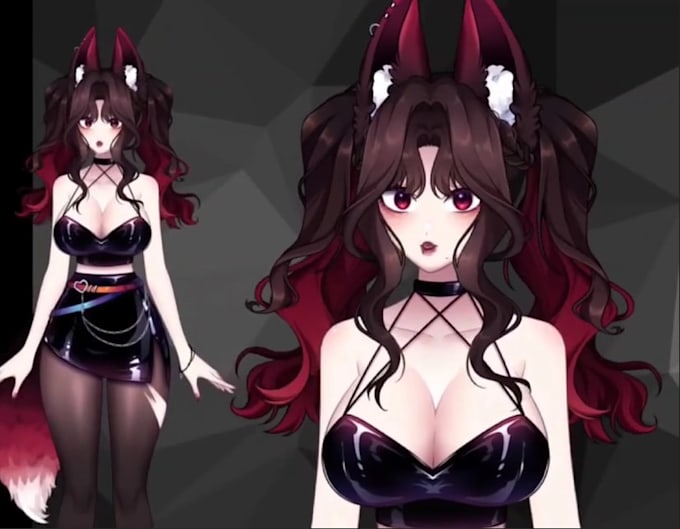 draw and rig live2d vtuber model, oc vtuber, live2d rigging vtuber commission