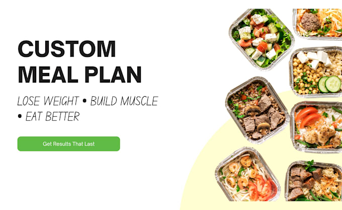 a personalized nutrition plan for your goals