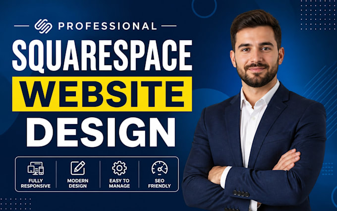 build squarespace website design or redesign squarespace website development