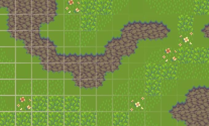 Pixel art tileset sprite sheet pixel video game top down tiles pixel ...