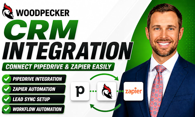 setup woodpecker pipedrive integration woodpecker zapier sync