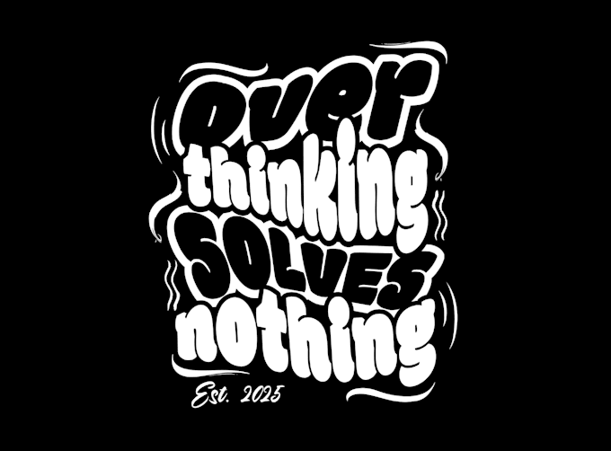 make simple typography t shirt design