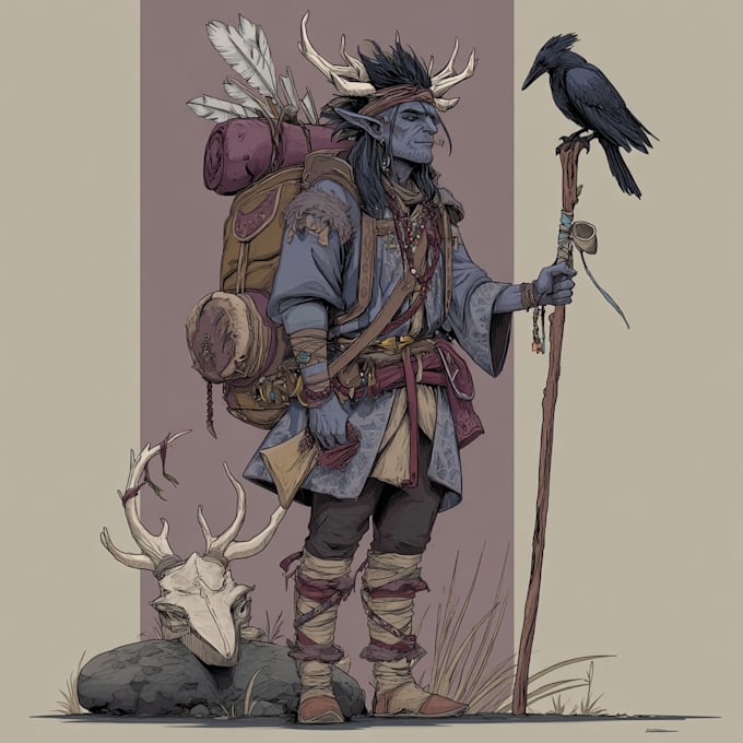 dnd character art and dnd character