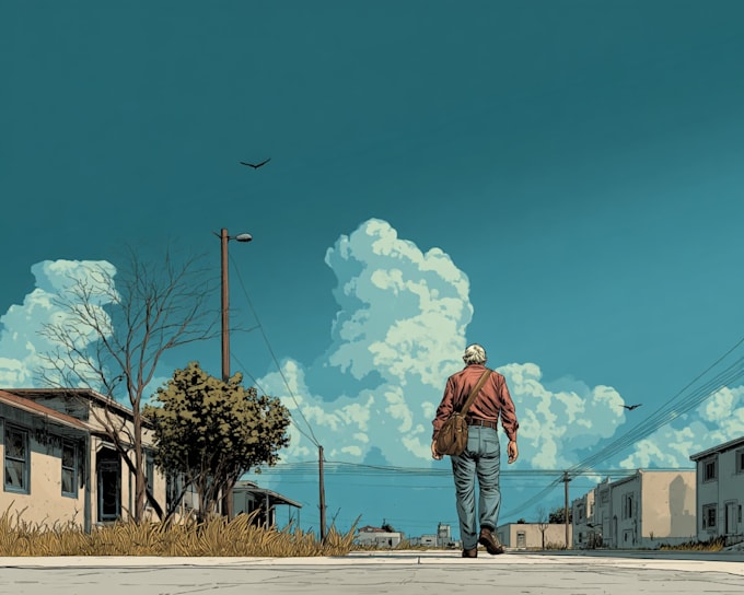 design a stunning comic book cover with cinematic impact