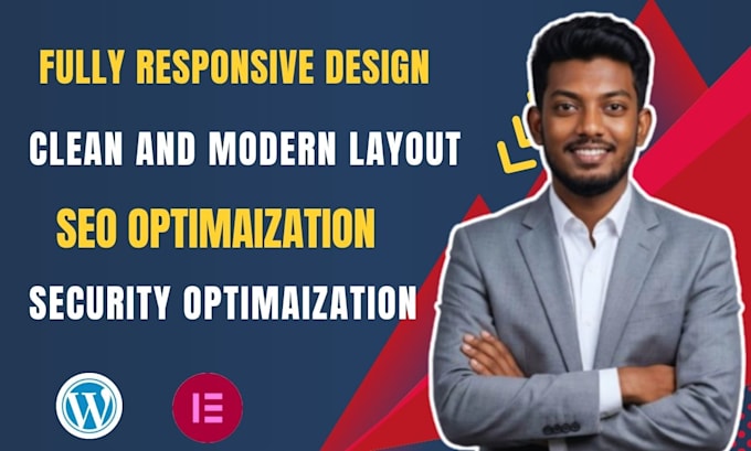 design landing page or construction website using wordpress